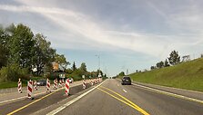 Automagistralės A1 remontas ties Kaunu
