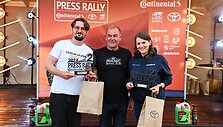 Elektromobilis &bdquo;NIO ET5&ldquo; Press ralyje