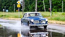 &bdquo;Vilduja&ldquo; istorinių automobilių ralio dalyviai varžėsi Lietuvos ir Lenkijos keliais 