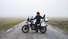 Karolis Mieliauskas: per 25 val. motociklu &ndash; iki Nordkapo