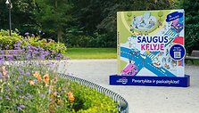 Pristatytas leidinys moksleiviams &bdquo;Saugus kelyje&ldquo;. 