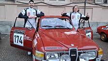 Tado Vitkevičiaus ir Lino Žvinakevičiaus ekipažas Monte Karlo istoriniame ralyje startuoja 1978 metų gamybos &bdquo;SAAB 96 V4&ldquo;