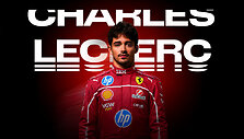 &bdquo;Ferrari&ldquo; F1 komandos automobilis pilotas Ch. Leclercas