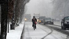 Va&scaron;ingtoną užgriuvo sniegas