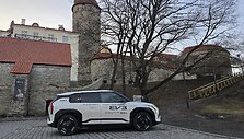 V.Miliaus kelionė elektromobiliu i&scaron; Vilniaus į Taliną