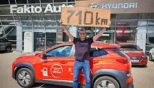 Vitoldas su Hyundai Inster viena įkrova nuvažiavo 590 km 