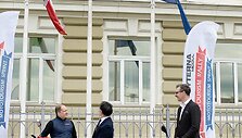 &bdquo;Mototurizmo ralio&ldquo; renginys prie Italijos ambasados
