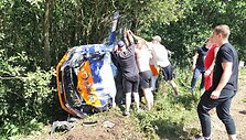 Justo Sima&scaron;kos avarija Jusema Rally Ukmergė