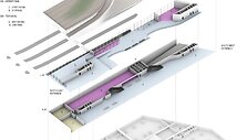Vilniaus stotis: Zaha Hadid Architects vizualizacija