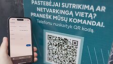 Via Lietuva QR kodai poilsio aik&scaron;telėse