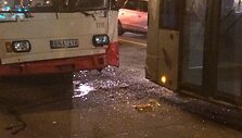 Trijų troleibusų avarija Žirmūnuose
