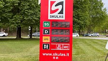 Degalų kainos degalinėje Skulas gegužės 20 d.