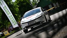 &bdquo;Press Rally&ldquo; varžybų akimirka (nuotr. Vytautas Pilkauskas)