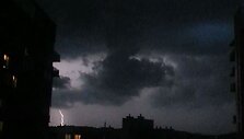 Žaibai ir stipri liūtis Vilniuje 2014 m. liepos 12 d. 