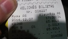 Kelionės bilietas