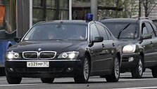 Rusijos prezidento patarėjo V.&Scaron;evčenko limuzinas