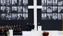 Gedulinga atsisveikinimo ceremonija Pilsudskio aik&scaron;tėje