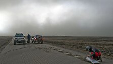 Ugnikalnio pelenų kelionė