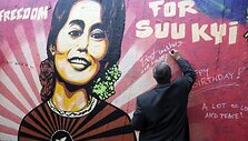 Kalinamos Aung San Suu Kyi gimtadienio minėjimas