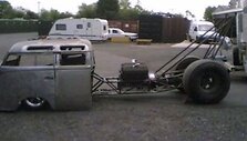 &bdquo;Vokswagen Dragster&ldquo;, atgimęs po gaisro