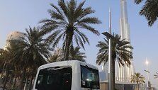Po Dubajų važinėja autonominiai autobusai
