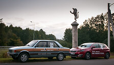 2000 km žygis i&scaron; Vilniaus į Paryžių su 30 metų senumo &bdquo;Peugeot 305&ldquo; ir naujuoju 308