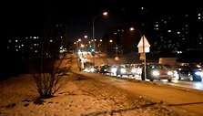 Eilės prie &bdquo;&Scaron;varos brolių&ldquo; plovyklos Vilniuje