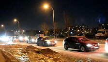 Eilės prie &bdquo;&Scaron;varos brolių&ldquo; plovyklos Vilniuje