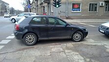 Fotopolicija: AUDI A3 pėsčiųjų zonoje