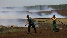 Auk&scaron;tumalės auk&scaron;tapelkės gesinimo operacija