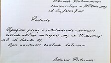 Edvardo Piotrovskio pra&scaron;ymas leisti steigti remonto dirbtuves, LCVA