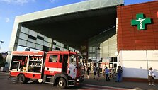 Gaisras Klaipėdos &bdquo;Akropolyje&ldquo;