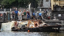 I&scaron; Maskvos upės i&scaron;keltas nuskendęs pramoginis laivas, skaičiuojamos aukos