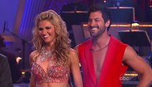 Seksualiausia pasaulio reportere vadinama Erin Andrews ir jos partneris Maksimas Chmerkovskis
