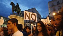 Protestuotojai Madride