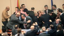 Pe&scaron;tynės Makedonijos parlamente