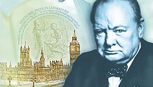 Winstonas Churchillis bus atvaizduotas ant naujųjų penkių svarų banknotų.