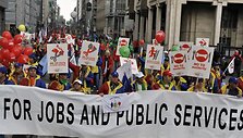 Demonstracija Briuselyje
