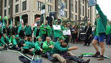 Demonstracija Briuselyje