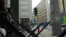 Demonstracija Briuselyje