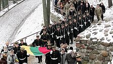 I&scaron;kilmingas vėliavos pakėlimas
