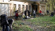 Talka prie būsimos prieglaudos pastato
