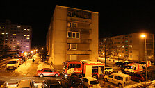 Įvykio vietoje Žirmūnų g., Vilniuje