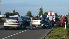 Avarijos vietoje prie Ukmergės