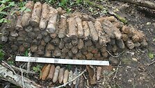 Panevėžio rajone i&scaron;minuotojų sunaikinti sprogmenys