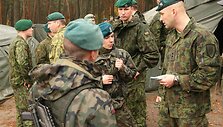 Lietuvos kariai poligone Lenkijoje