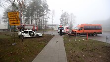 Avarijos vietoje Kirtimų g.