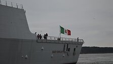 Italijos KJP eskadrinis minininkas &bdquo;Caio Duilio&ldquo; Klaipėdoje 