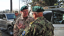 Gen. ltn Arvydo Pociaus ir gen. Shero Mohammado Karimi susitikimas