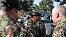 Gen. ltn Arvydo Pociaus ir gen. Shero Mohammado Karimi susitikimas